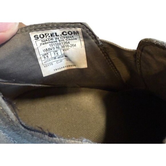 Sorel Womens Evie Tan Leather Chelsea Ankle Boots Slip On Size US 9.5 - EU 40.5 - Picture 5 of 11